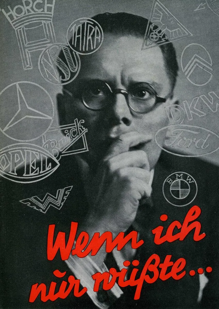 Brochure for Motor-Kritik, early 1930s