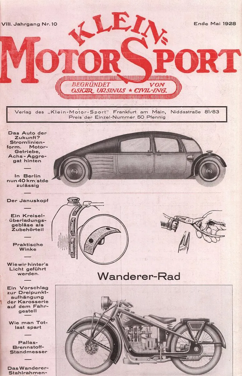 Klein-Motor-Sport issue 10, 1928