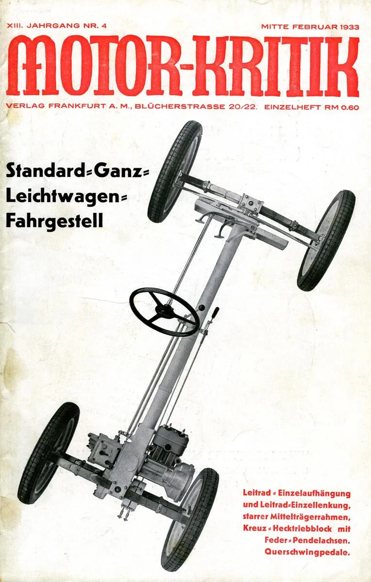 Motor-Kritik issue 4, 1933